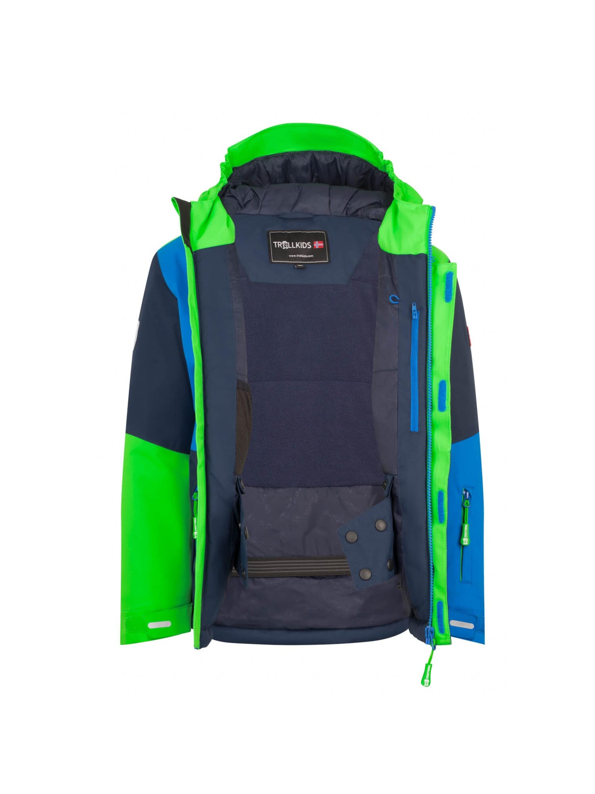 TROLLKIDS Outdoor jacket in Green