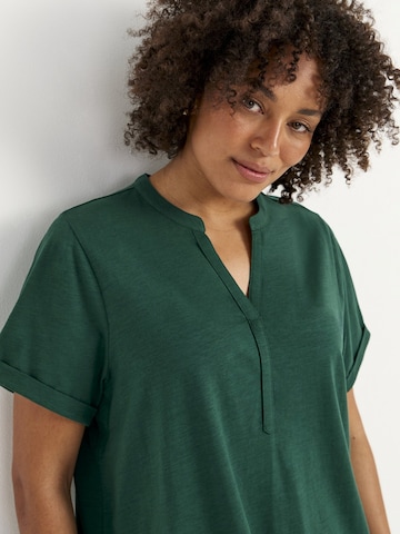 Cellbes of Sweden Jerseykleid mit kurzen Ärmeln in Grün