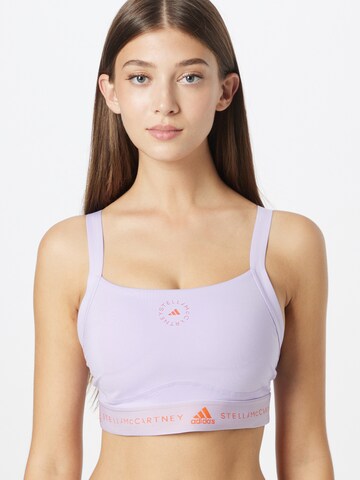 ADIDAS BY STELLA MCCARTNEY Bustier Sportmelltartók 'Truepurpose Medium Support' - lila: elől