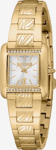 Just Cavalli Time Analoguhr in Gold: Vorderseite