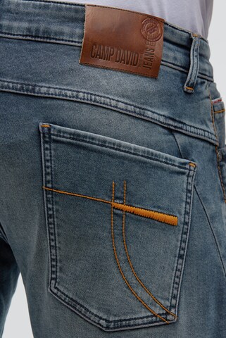 CAMP DAVID Regular Jeans BRU:NO Comfort Fit in Blau