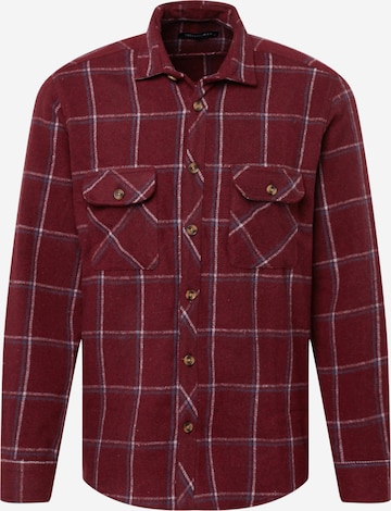 Trendyol Button Up Shirt in Red: front