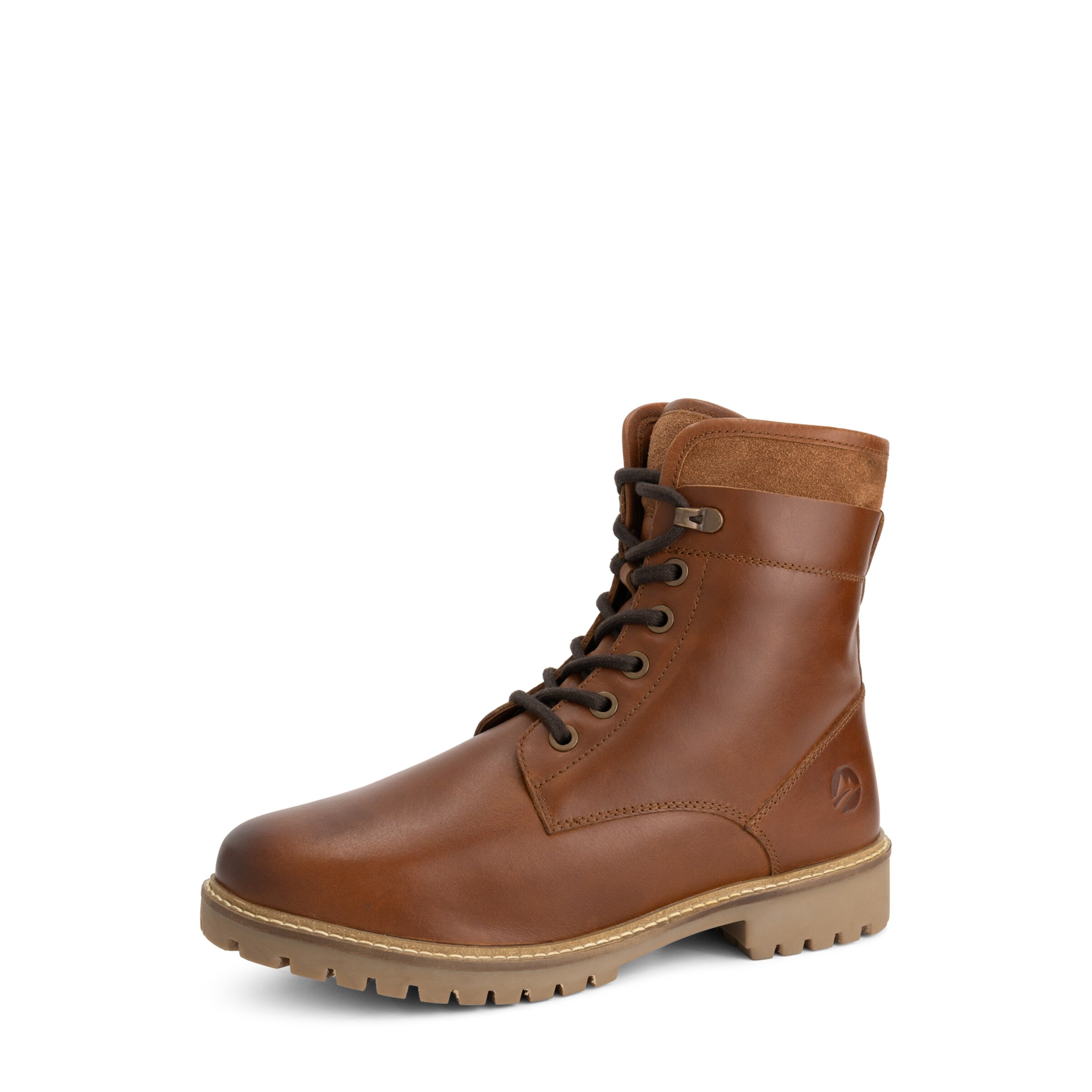 Travelin Veterboots 'Langdets' in Bruin: voorkant