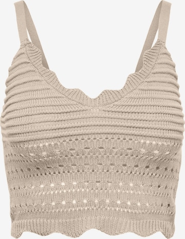 JDY Knitted top 'IDA MARIE' in Beige: front