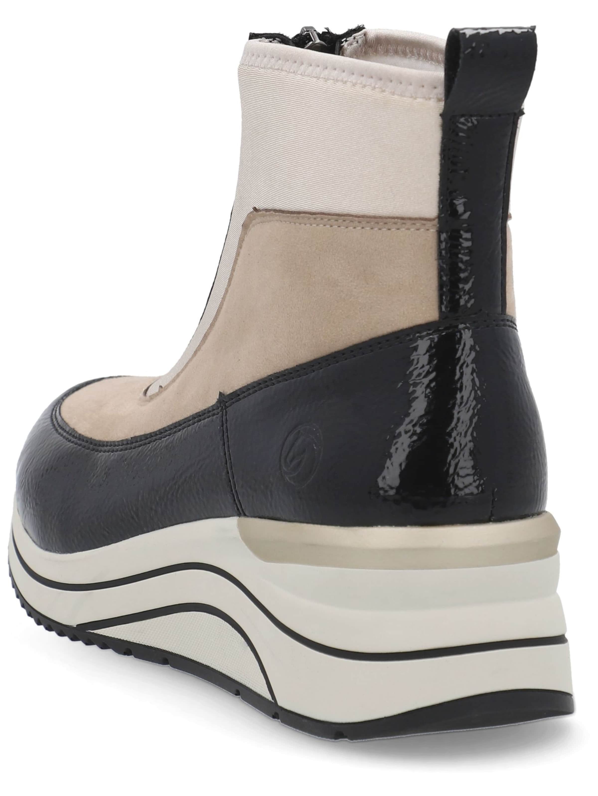 REMONTE Botki w kolorze beżowy