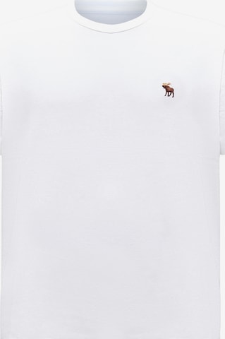 Abercrombie & Fitch - Camisa 'EVERYDAY ESSENTIAL' em branco: frente