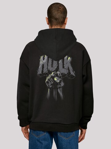 F4NT4STIC Sweatshirt 'Marvel Hulk Punch' in Black: front