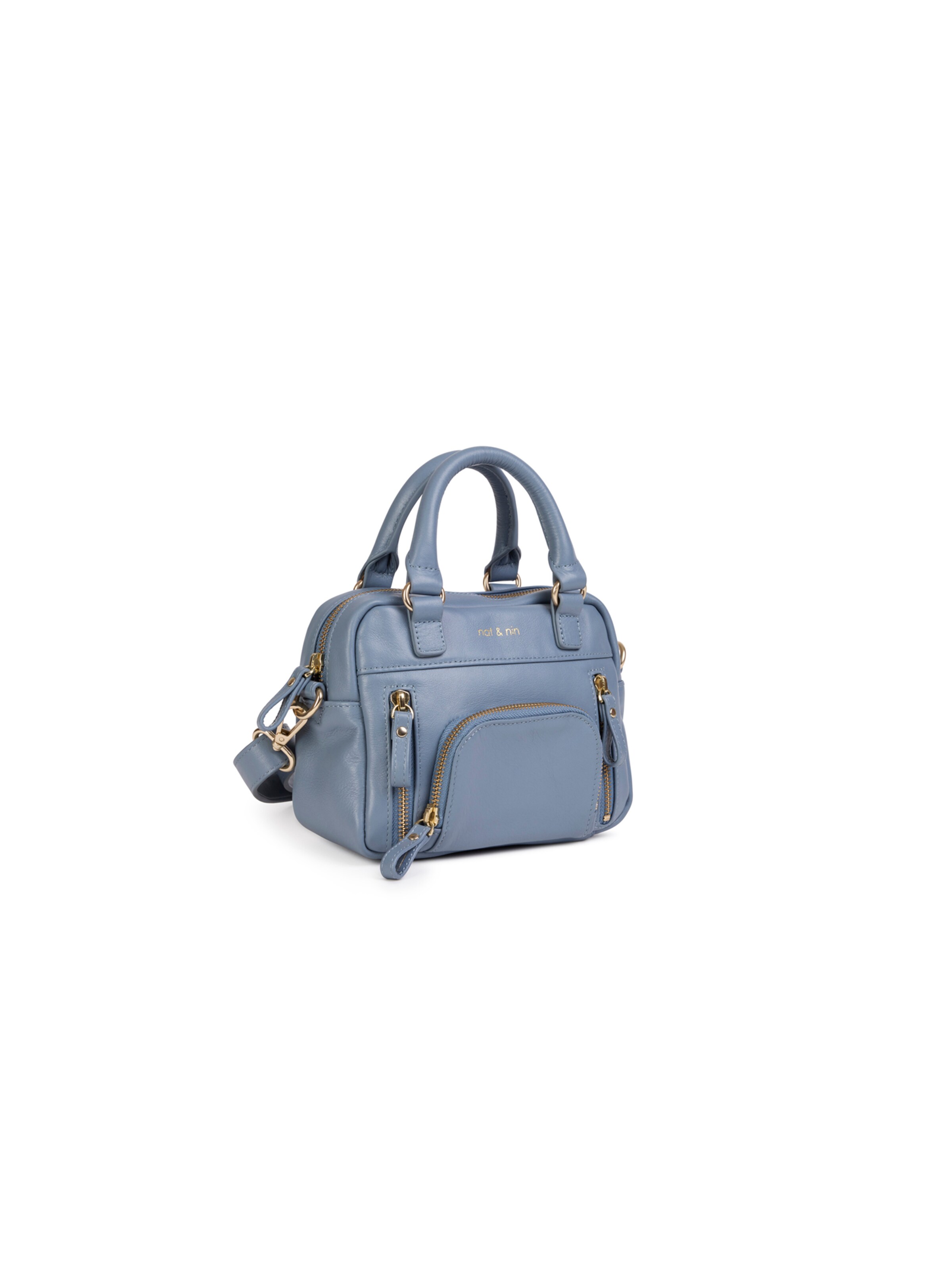 Nat&Nin Handtas ' MICRO MACY ' in Blauw