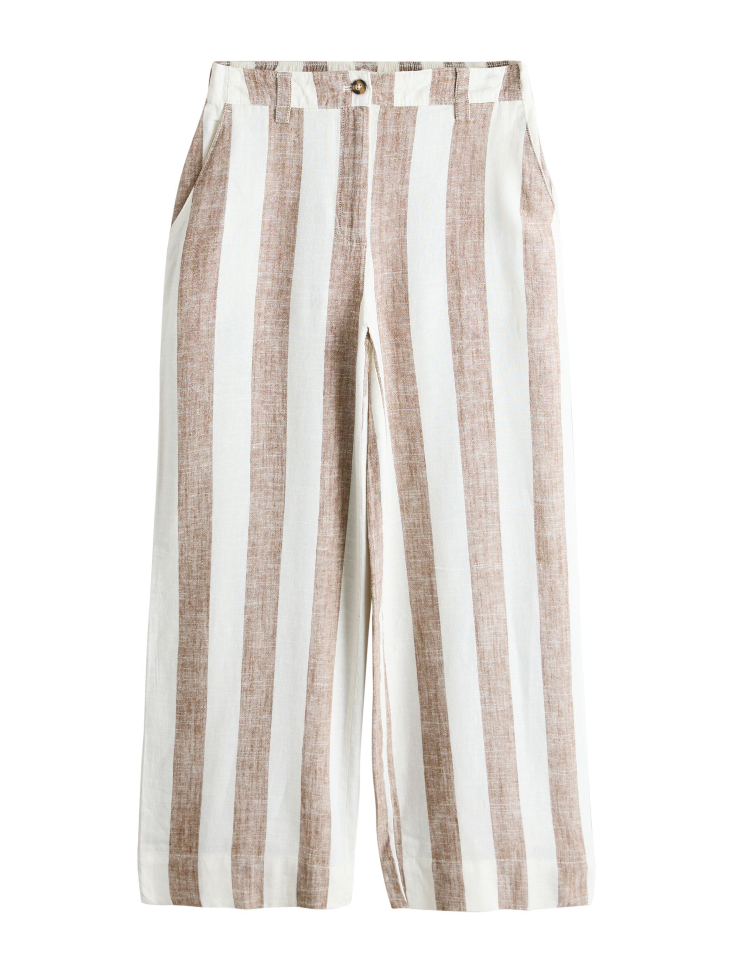 Next Wide Leg Hose in Braun: Vorderseite