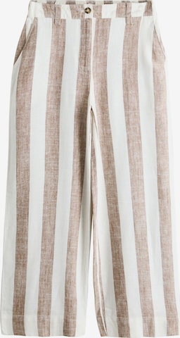 Wide Leg Pantalon Next en marron : devant