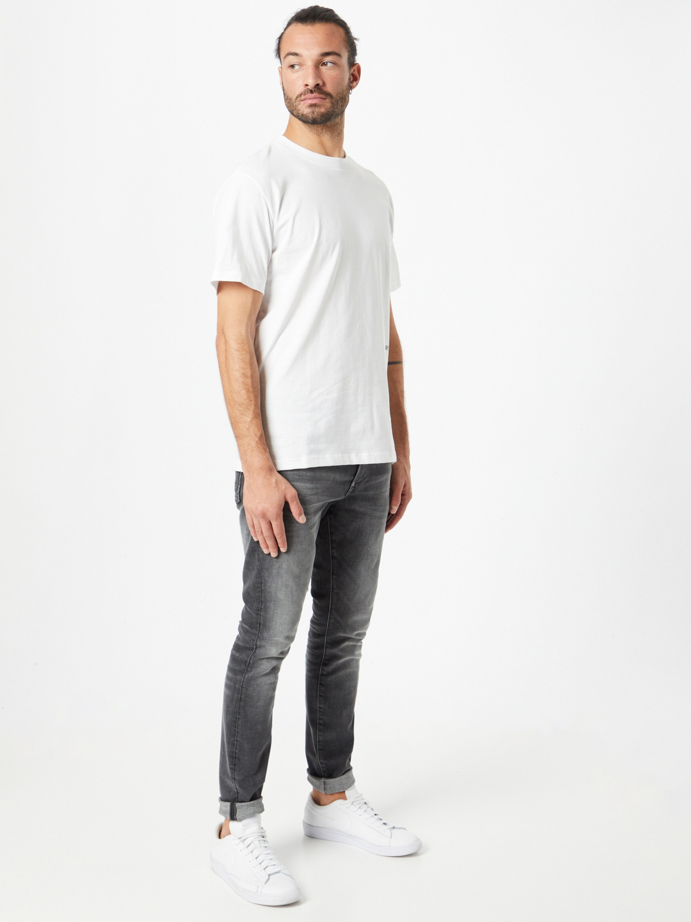 Männer Shirts REPLAY T-Shirt in Weiß - XF87470