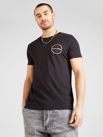 TOMMY HILFIGER T-Shirt in Schwarz: Vorderseite