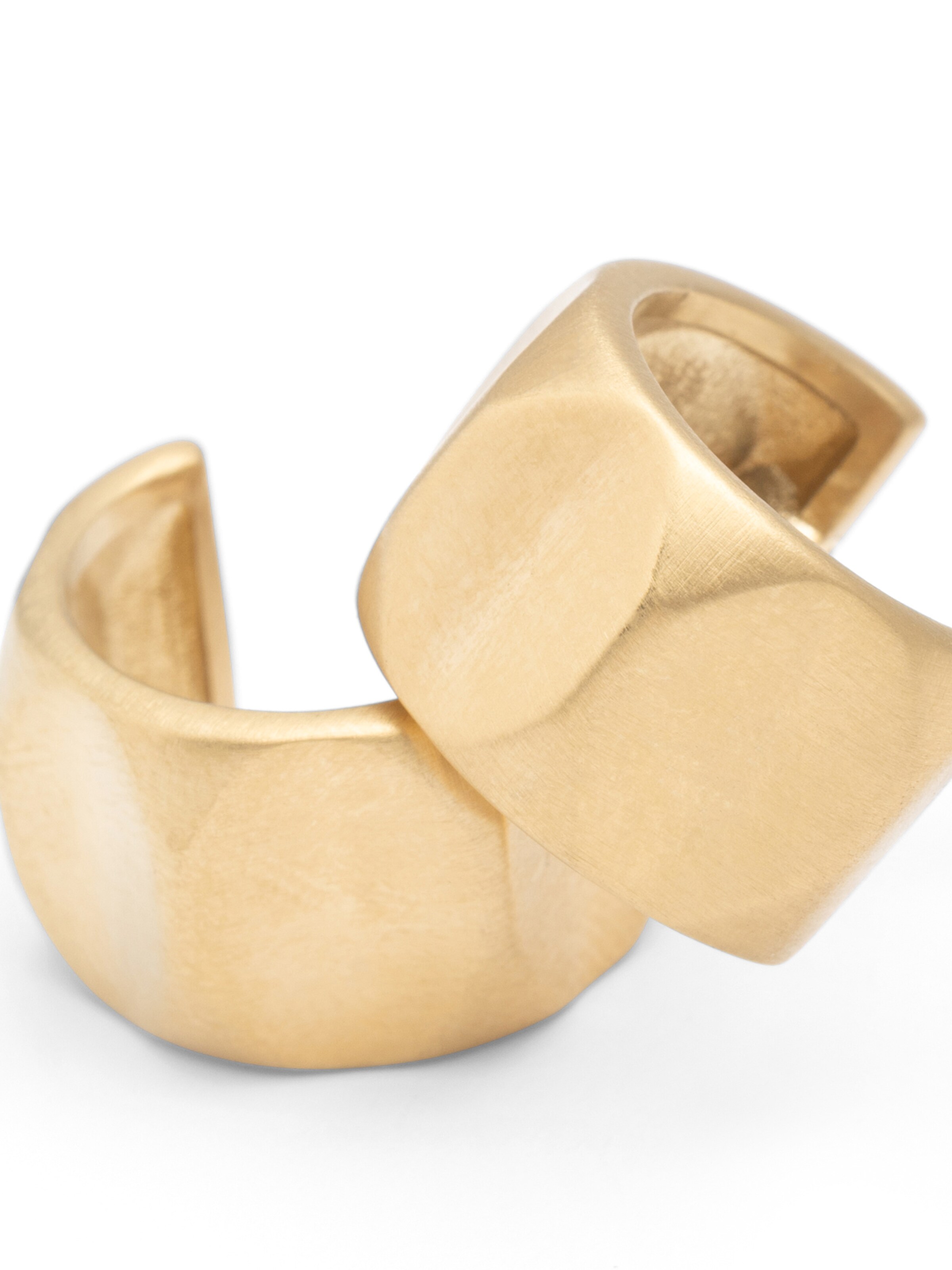 A&C Oslo – Nordic Design Jewellery Ohrhänger 'Steel - Satin' in Gold