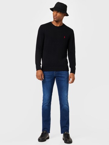 Coupe regular Pull-over Polo Ralph Lauren en noir