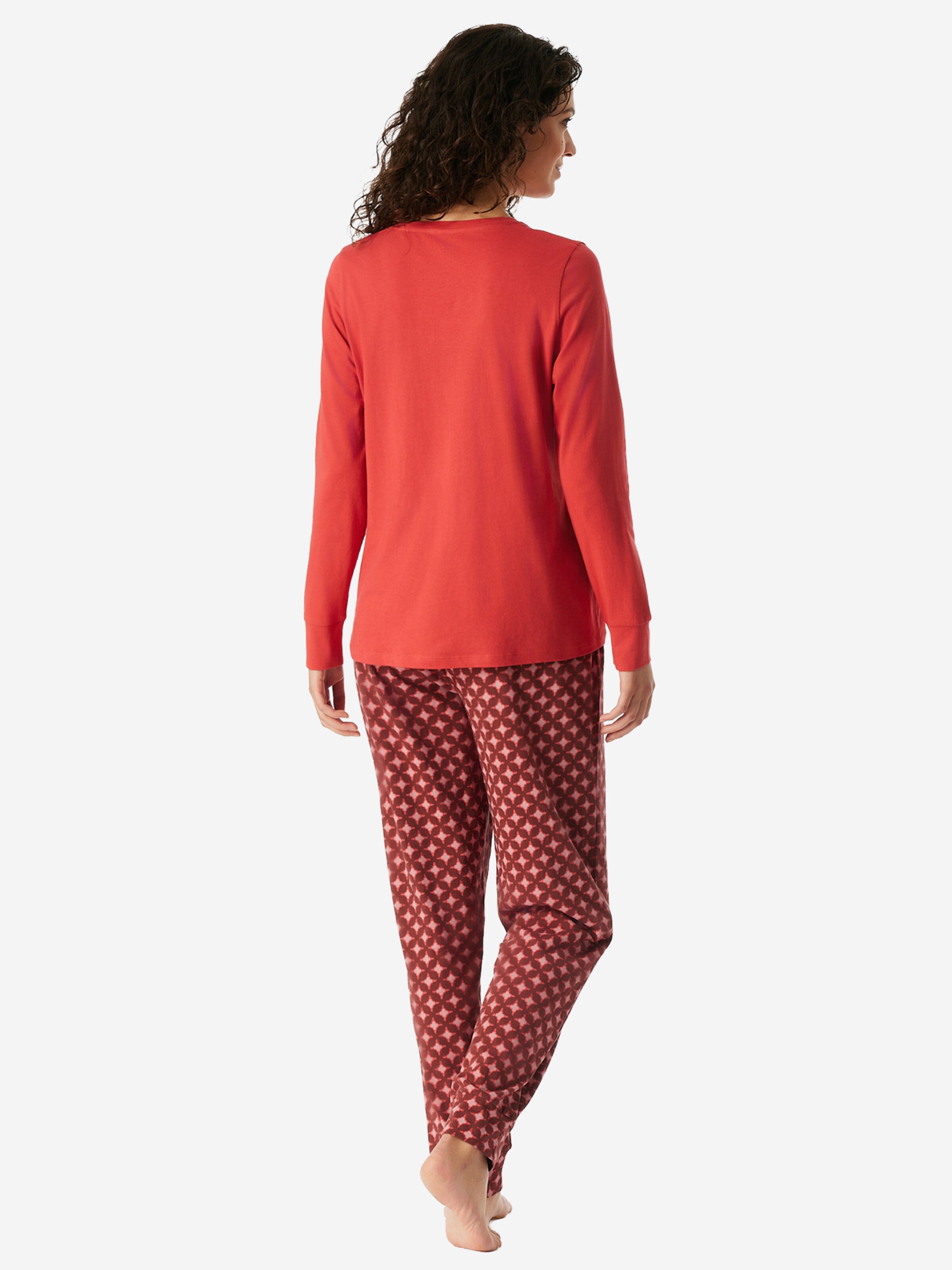 SCHIESSER Pajama ' Comfort Essentials ' in Red