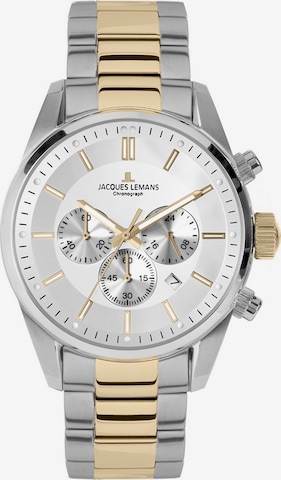 Jacques Lemans Uhr in Silber: front