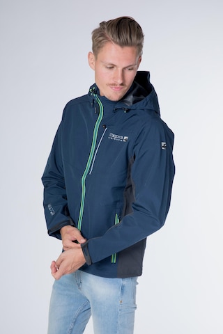 Veste mi-saison 'NUNAVUT MEN' deproc en bleu : devant