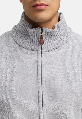 INDICODE JEANS Knit cardigan ' INFilion ' in Grey