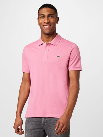 LACOSTE Slim Fit Poloshirt in Pink: predná strana