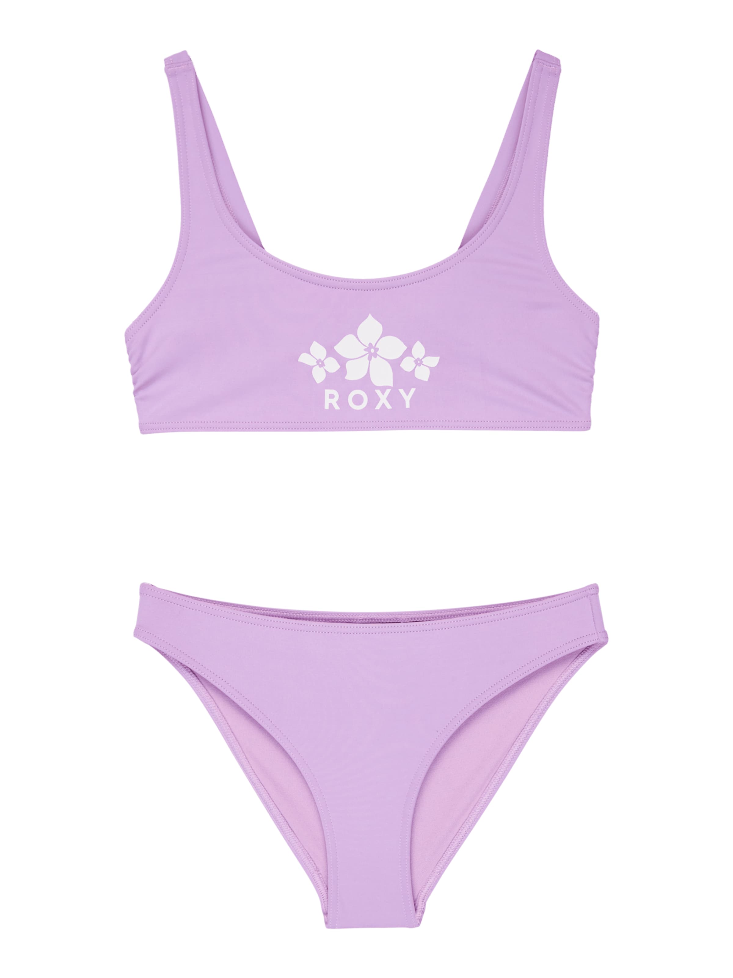 ROXY Bralette Bikini 'Solid Active' in Purple: front