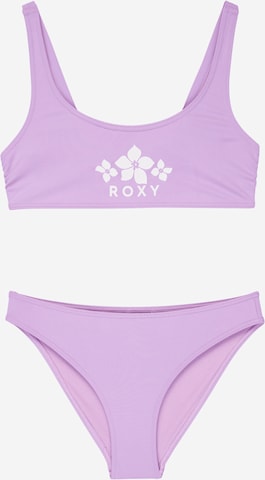 ROXY Bralette Bikini 'Solid Active' in Purple: front