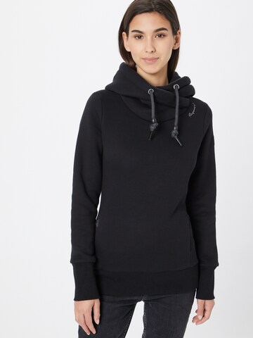 Ragwear Sweatshirt 'Gripy Bold' in Black: front