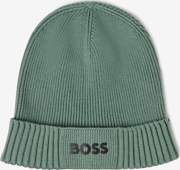 Bonnet BOSS en vert : devant