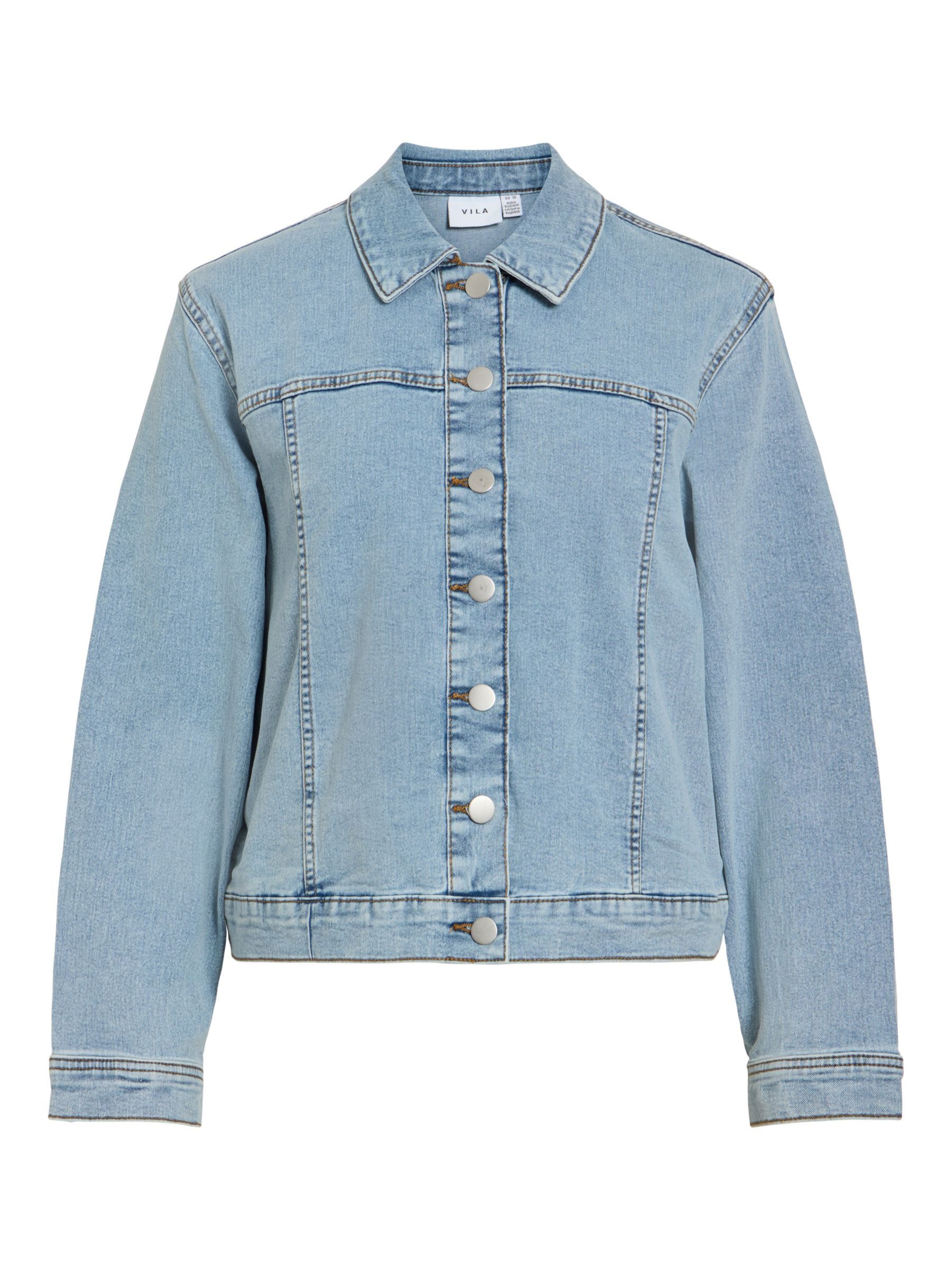 Veste mi-saison 'VINus' VILA en bleu : devant