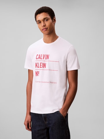 Calvin Klein Jeans Bluser & t-shirts i hvid: forside