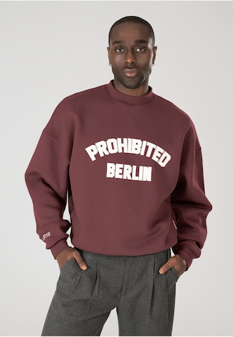 Prohibited Sweatshirt 'Berlin' in Lila: Vorderseite