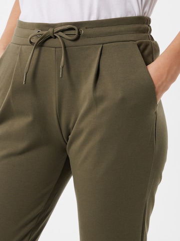 Effilé Pantalon 'Kate' ICHI en vert