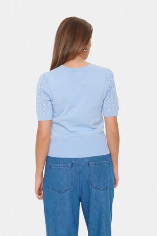 SAINT TROPEZ Pullover in Blau