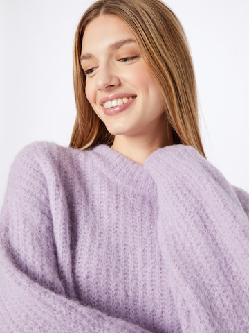 Moves Oversized Sweater 'Obsta' in Purple