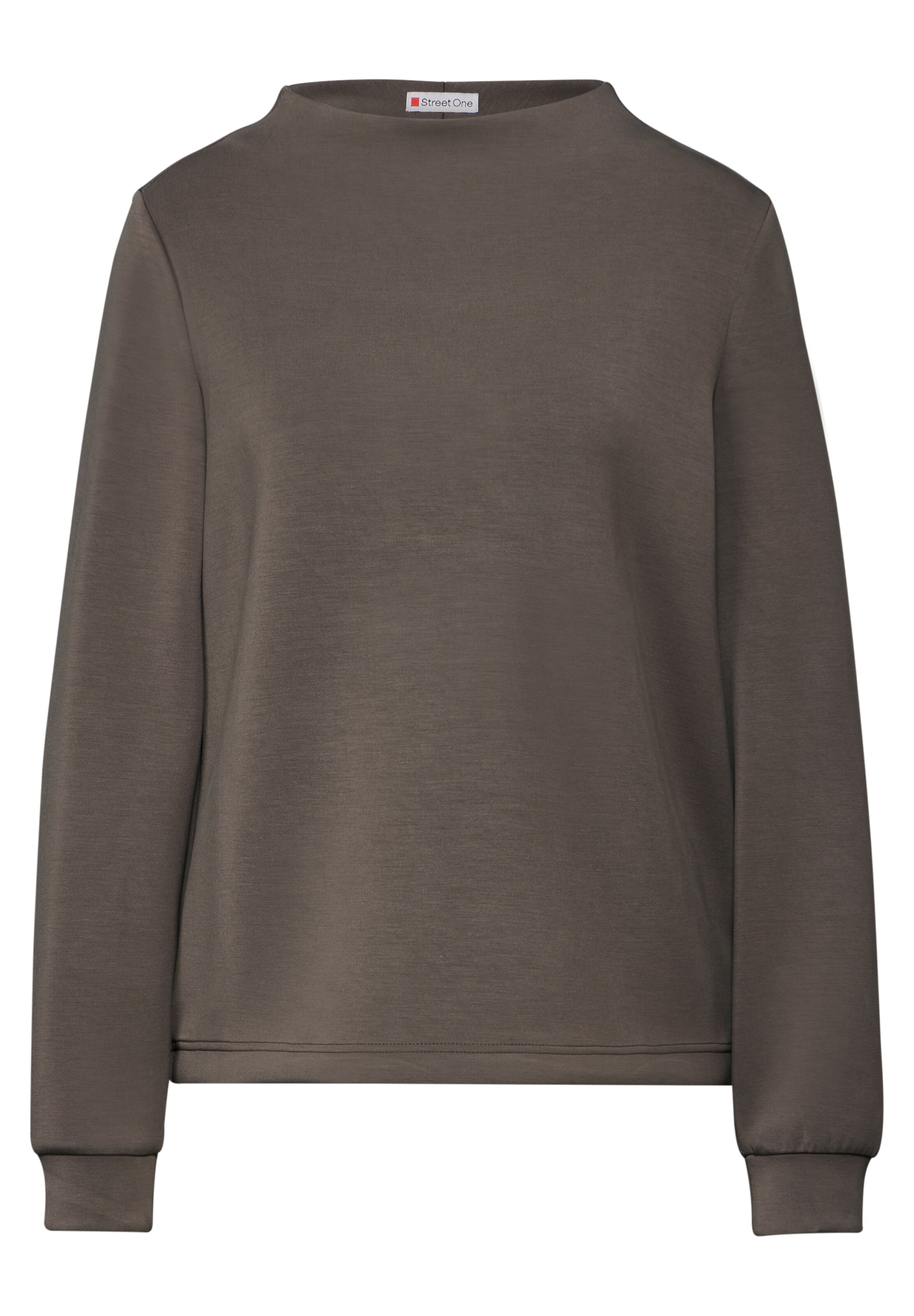 STREET ONE Shirt in Brown: front