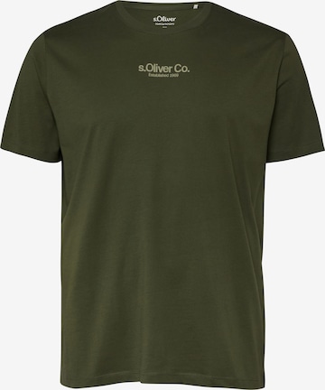 T-Shirt s.Oliver en vert : devant