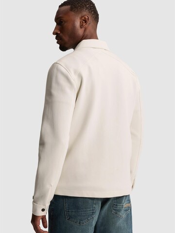 CAST IRON Övergångsjacka 'Overshirt with zipper closure and chest pockets' i beige