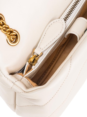 PINKO Skuldertaske 'LOVE PUFF MINI CL SHEEP NAPPA 100039 A0F2' i beige