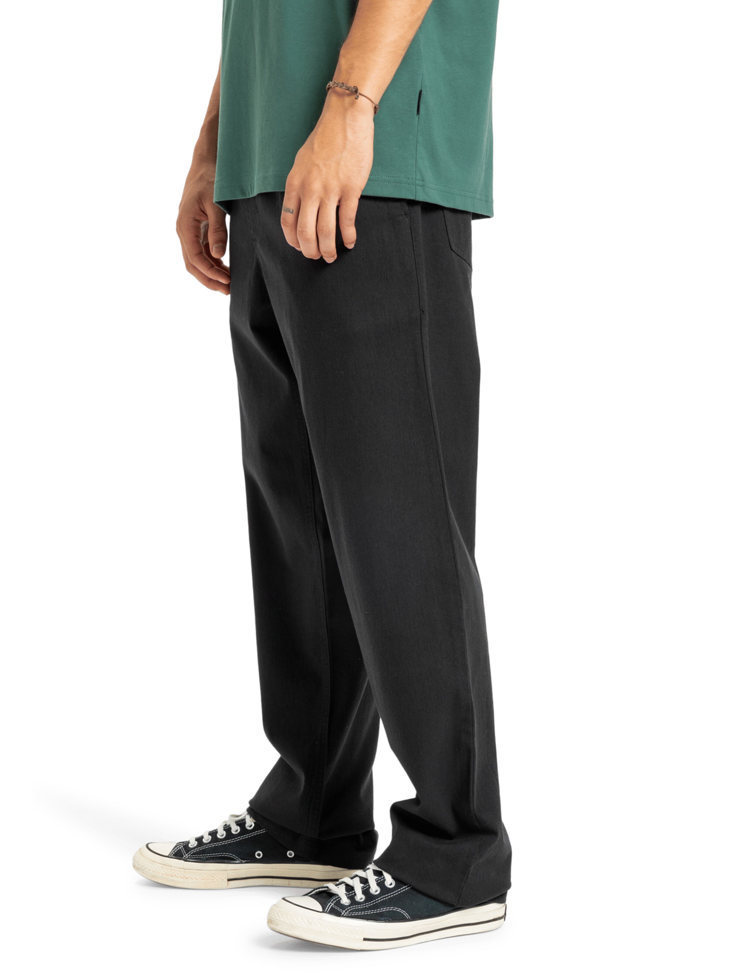 QUIKSILVER Regular Pants 'Taxer' in Black