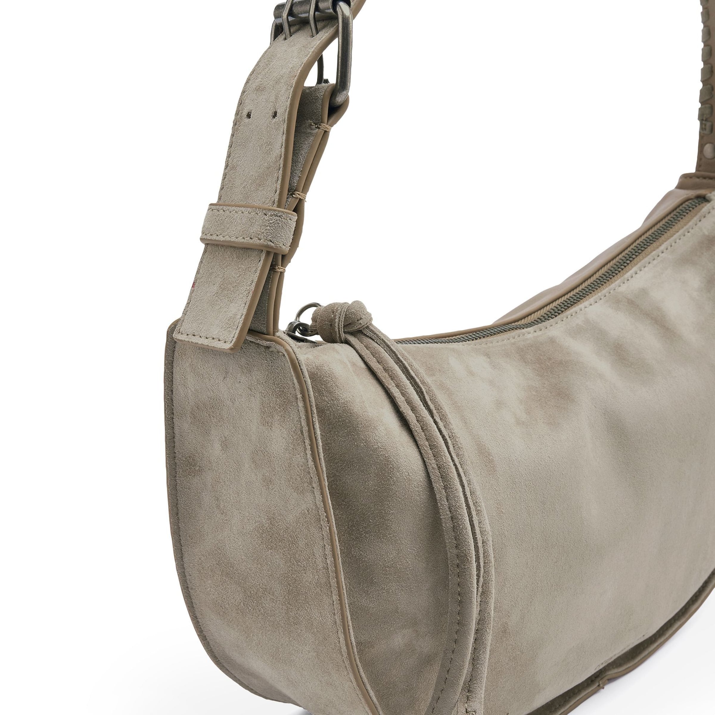 FREDsBRUDER Schoudertas 'Whipstitch Soul' in Grijs