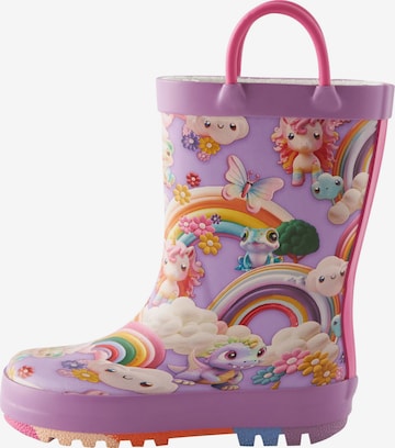 Bottes en caoutchouc Next en violet : devant