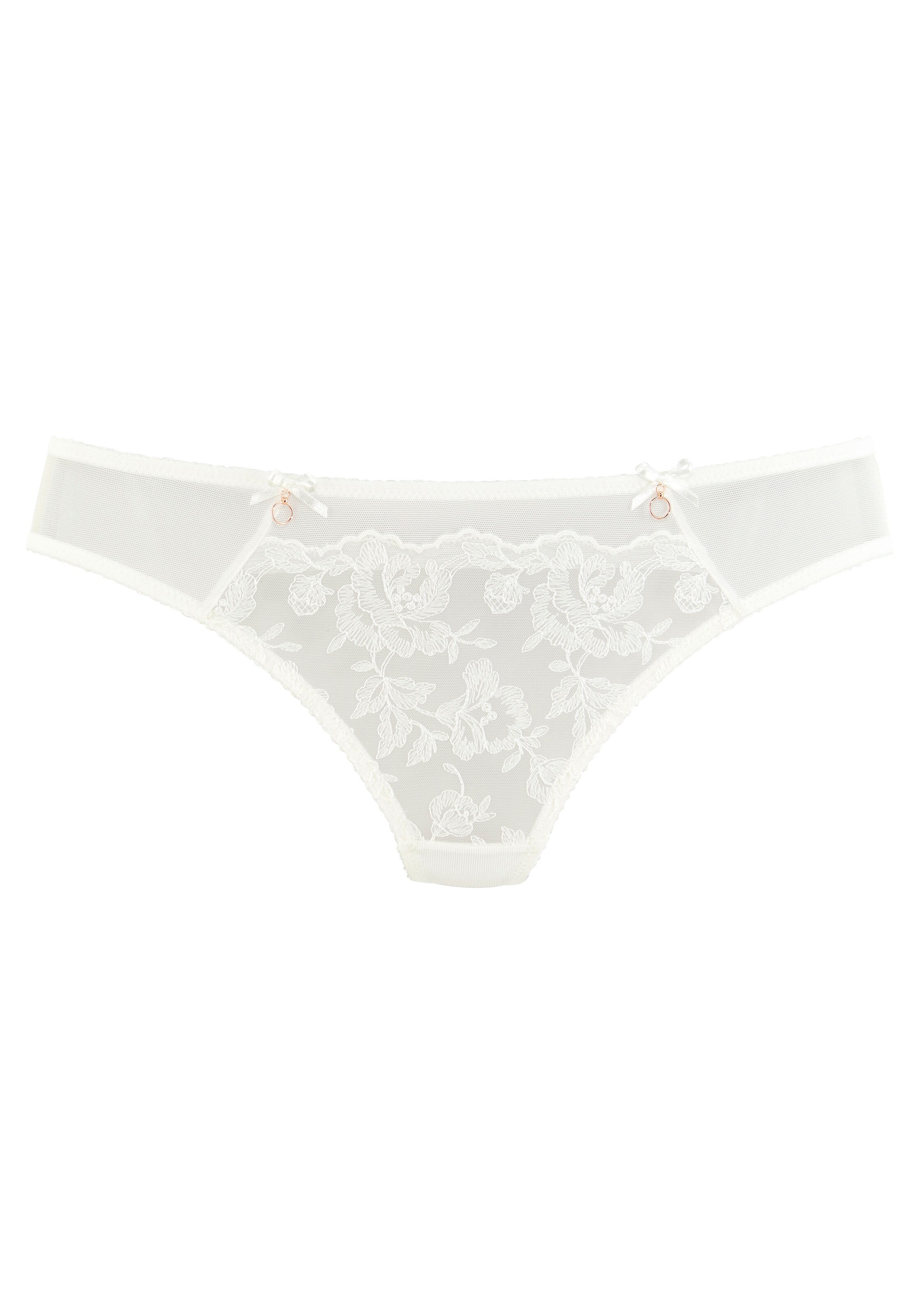 LASCANA Стринг в бежово: отпред