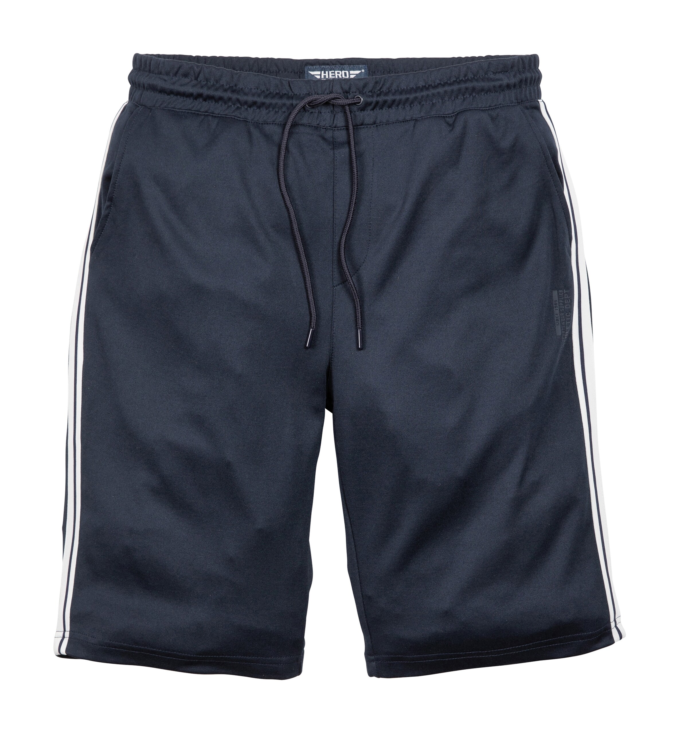 Hero Slimfit Shorts in Blau: Vorderseite
