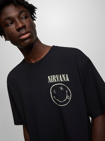 Pull&Bear Póló - fekete