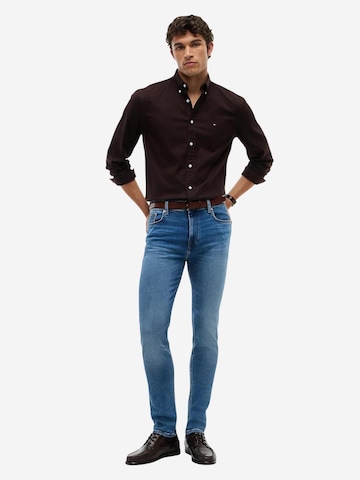 Coupe slim Jean TOMMY HILFIGER en bleu