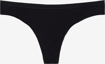 Tezenis Thong in Black: front