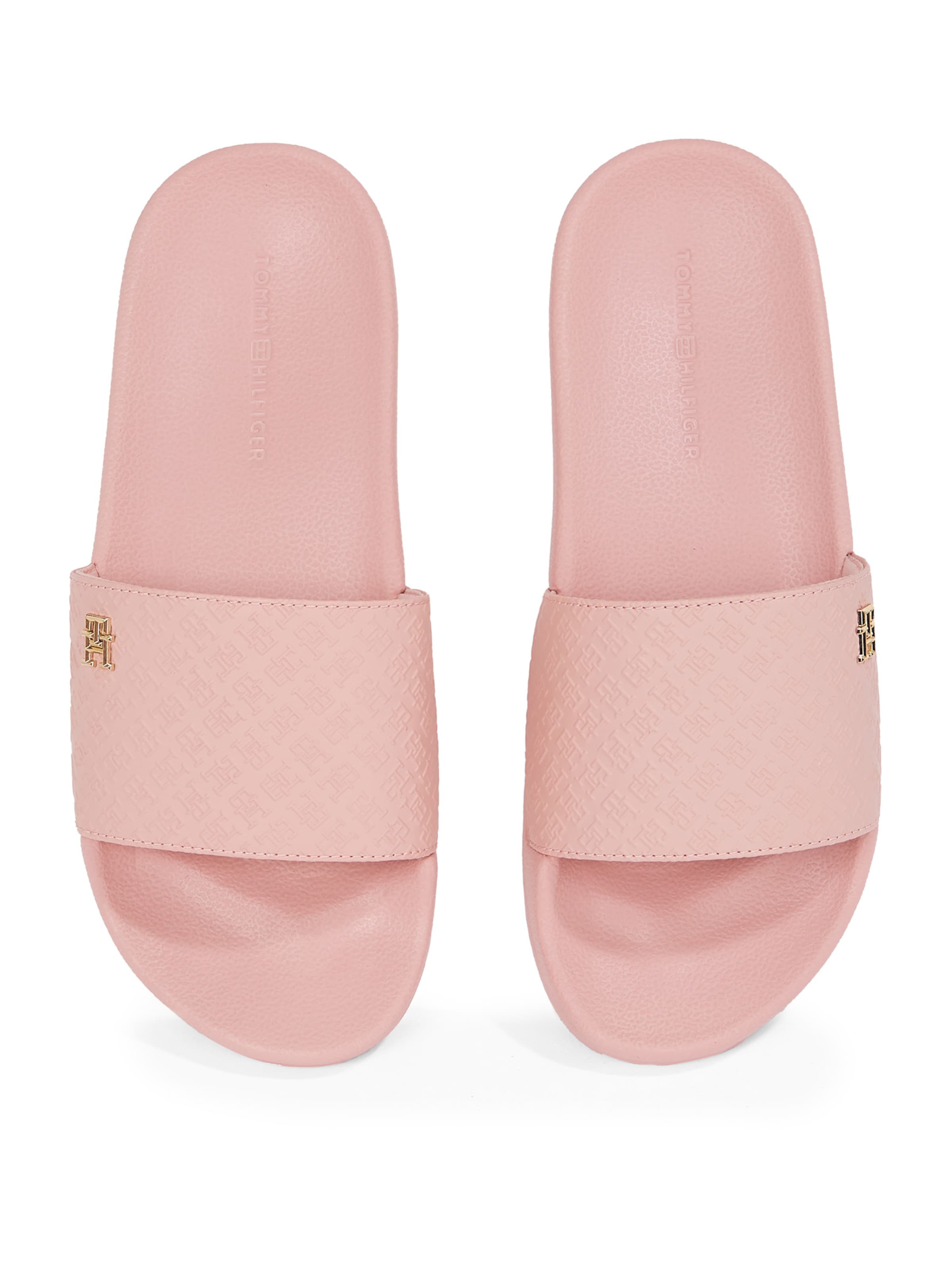 TOMMY HILFIGER Чехли в розово: отзад