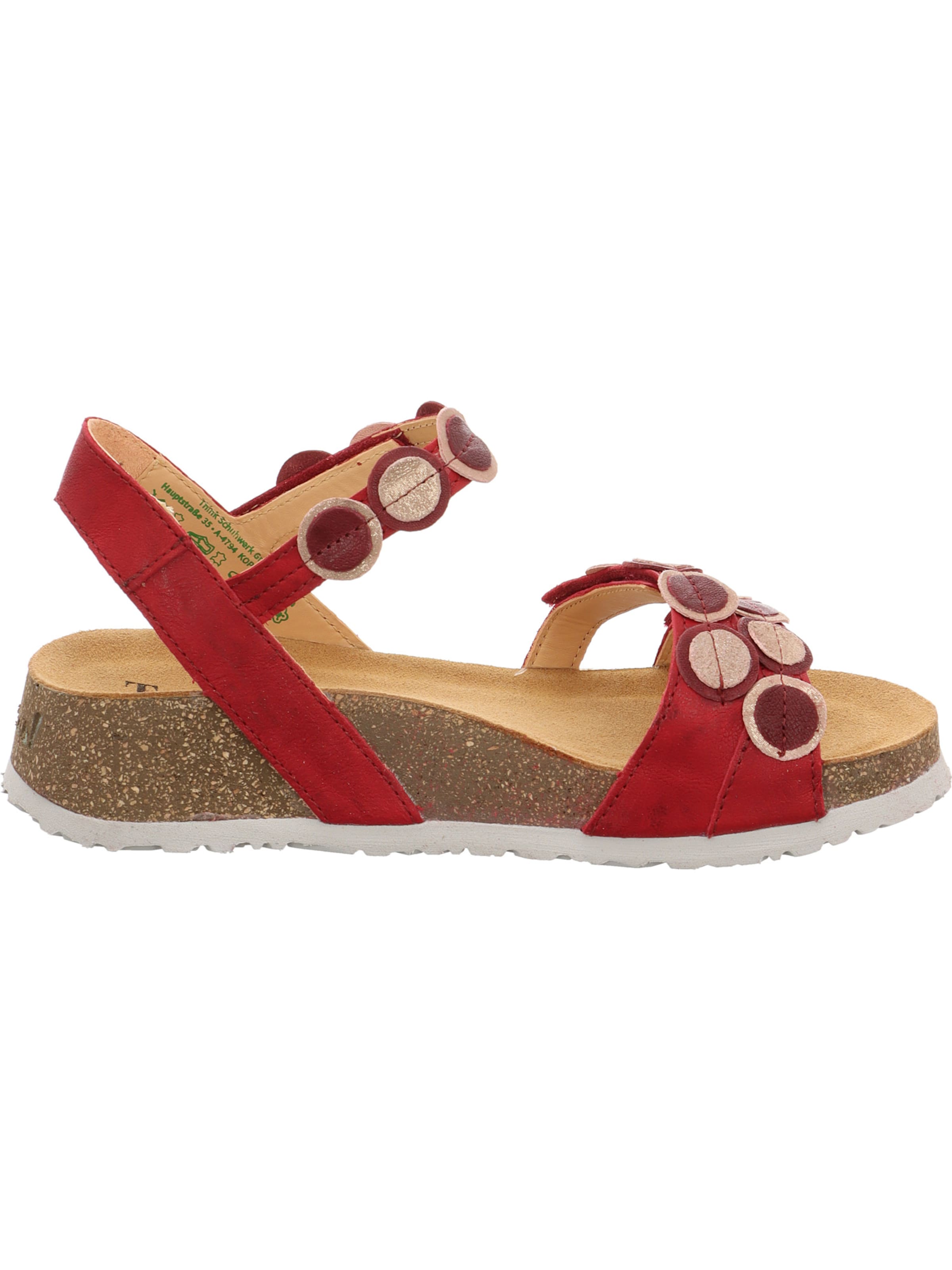 THINK! Strap Sandals 'Koak' in Red