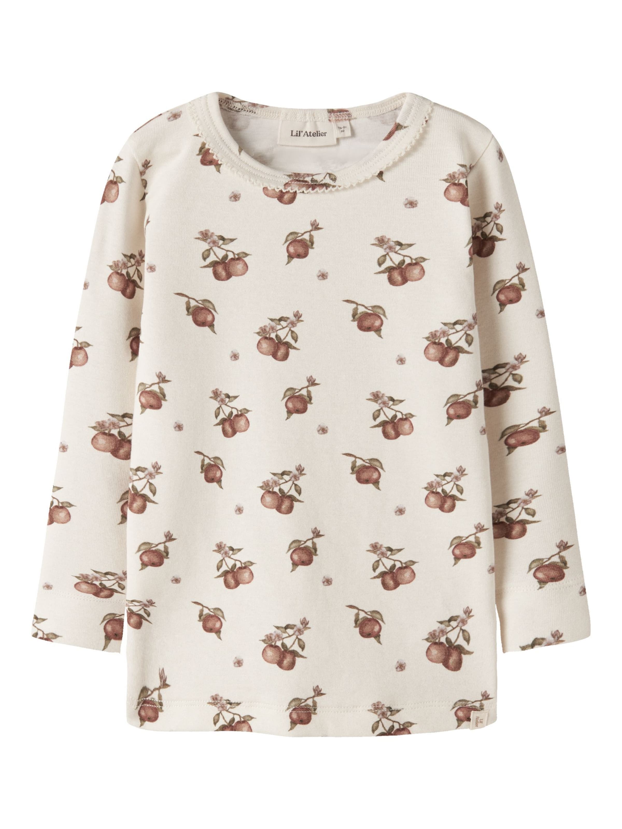 T-Shirt Lil'Atelier en blanc : devant