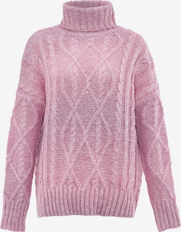 Pull-over MYMO en rose : devant