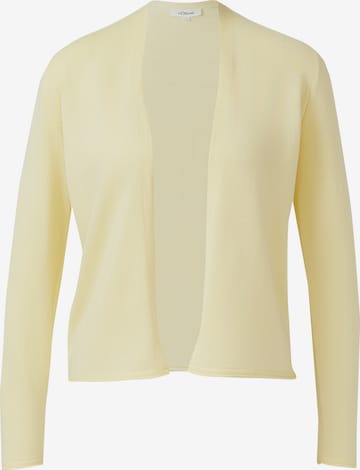 Cardigan s.Oliver en jaune : devant
